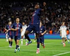 Champions League roundup: PSG rout Atalanta, Thuram leads Inter past Ajax