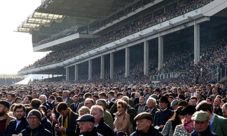 Crowds in the stands during day four of the Cheltenham Festival.