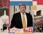 ‘The Trump Olympics’: president vows to host the ‘greatest games’ in LA, a city that’s felt his wrath