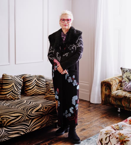 ‘Violence was the central role in my life. I am a consequence of violence. Every day of my life was shaped by it’: V wears black jacquard long cardigan by hayleymenzies.com.