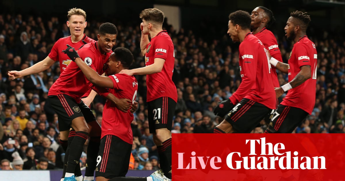 Manchester City 1 2 Manchester United Premier League As It Happened Football The Guardian