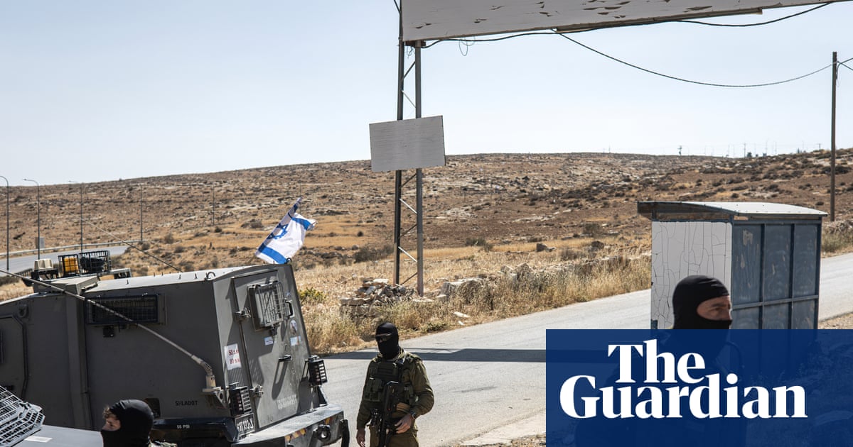 Masked Israeli troops block media visit to West Bank site of Oscar-winning film