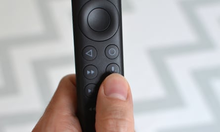 The Nvidia Shield TV remote