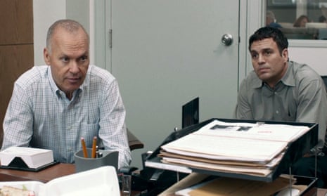 Michael Keaton and Mark Ruffalo in Spotlight.