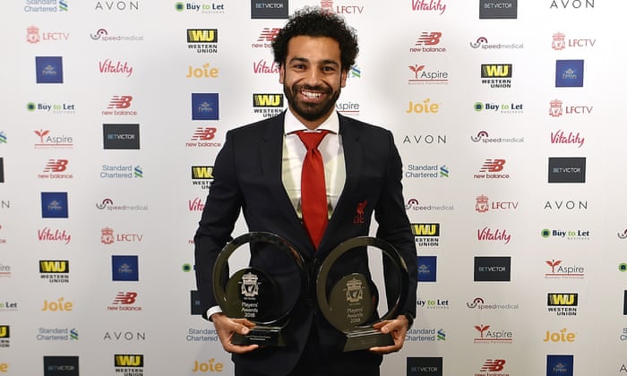 Mohamed Salah Sweeps Up Awards And Suggests His Future Is At Liverpool Liverpool The Guardian Mo Salah Awards 2022