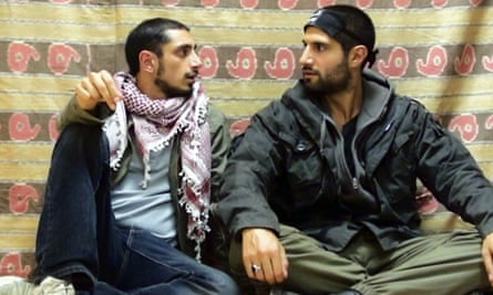 Riz Ahmed, left, in Four Lions.