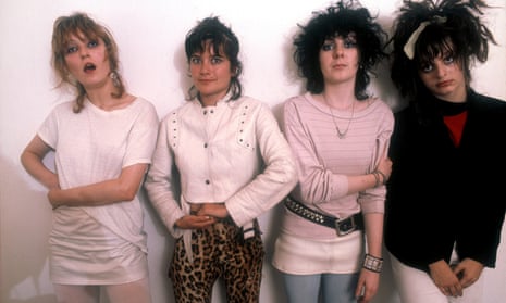 Punk royalty … Viv Albertine, Palmolive, Tessa Pollitt and Ari Up of the Slits in 1975. 