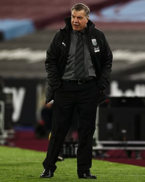 Sam Allardyce manager of West Bromwich Albion