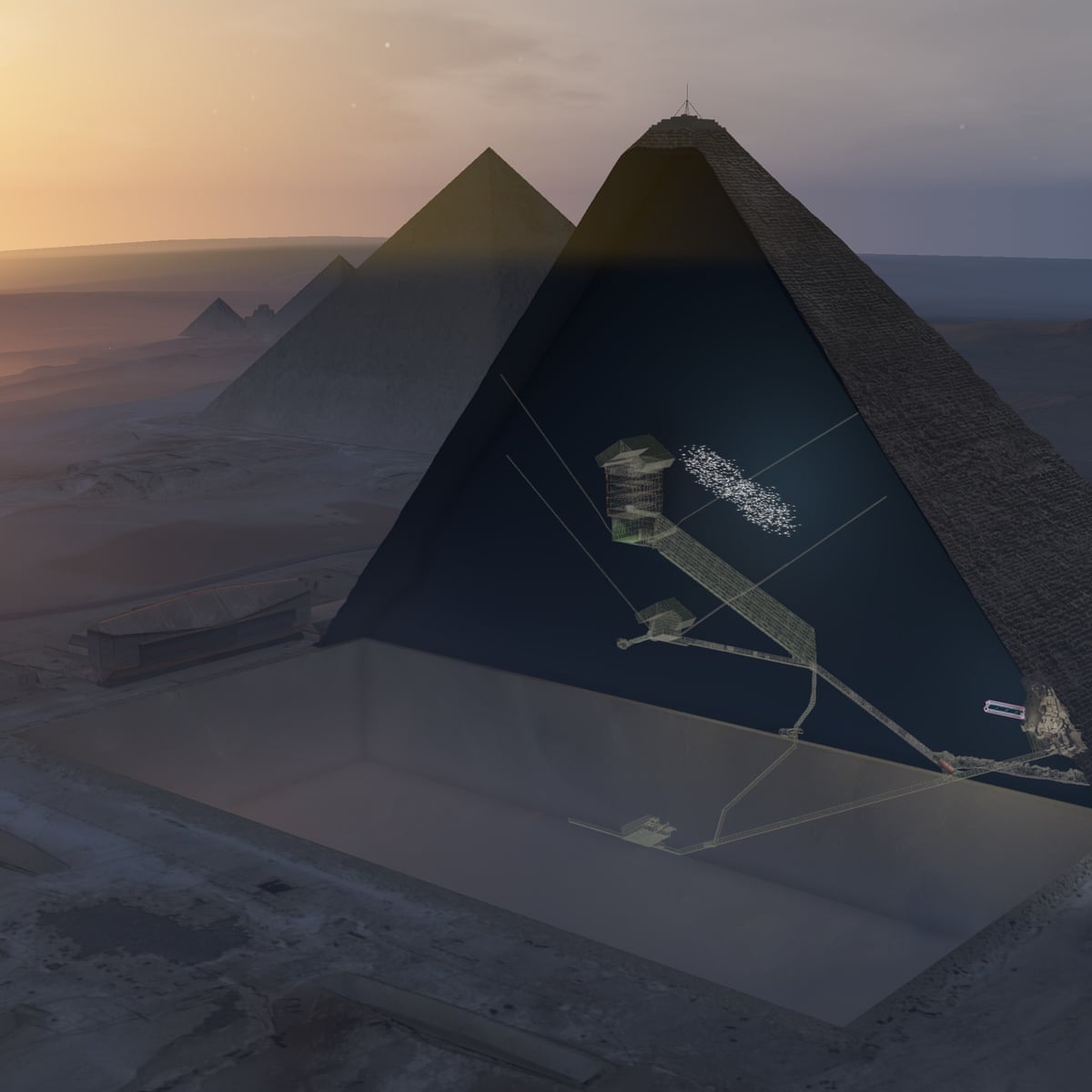 Architectural Marvels: The Great Pyramid of Khufu at Giza - Theories and Mysteries Surrounding the Great Pyramid