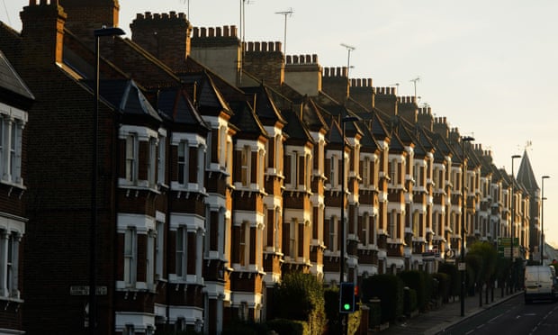 A row of houses in Battersea, south-west London