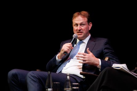 Jim O’Callaghan speaking during a panel discussion.