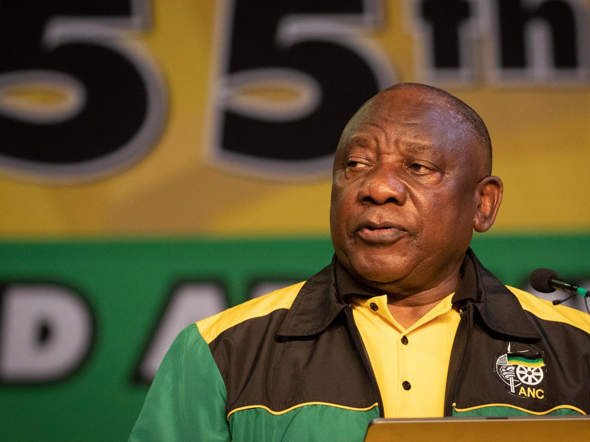South Africa president Cyril Ramaphosa one of just two candidates for ANC leadership | South Africa | The Guardian