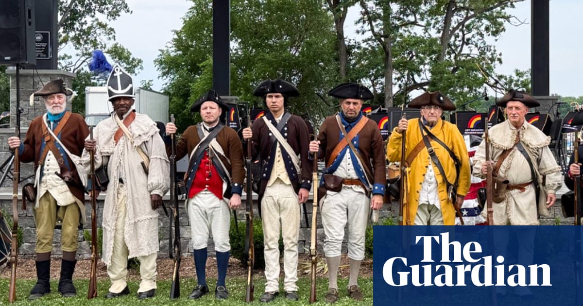 Muskets in hand, historical re-enactors are in demand as US celebrates 250 years