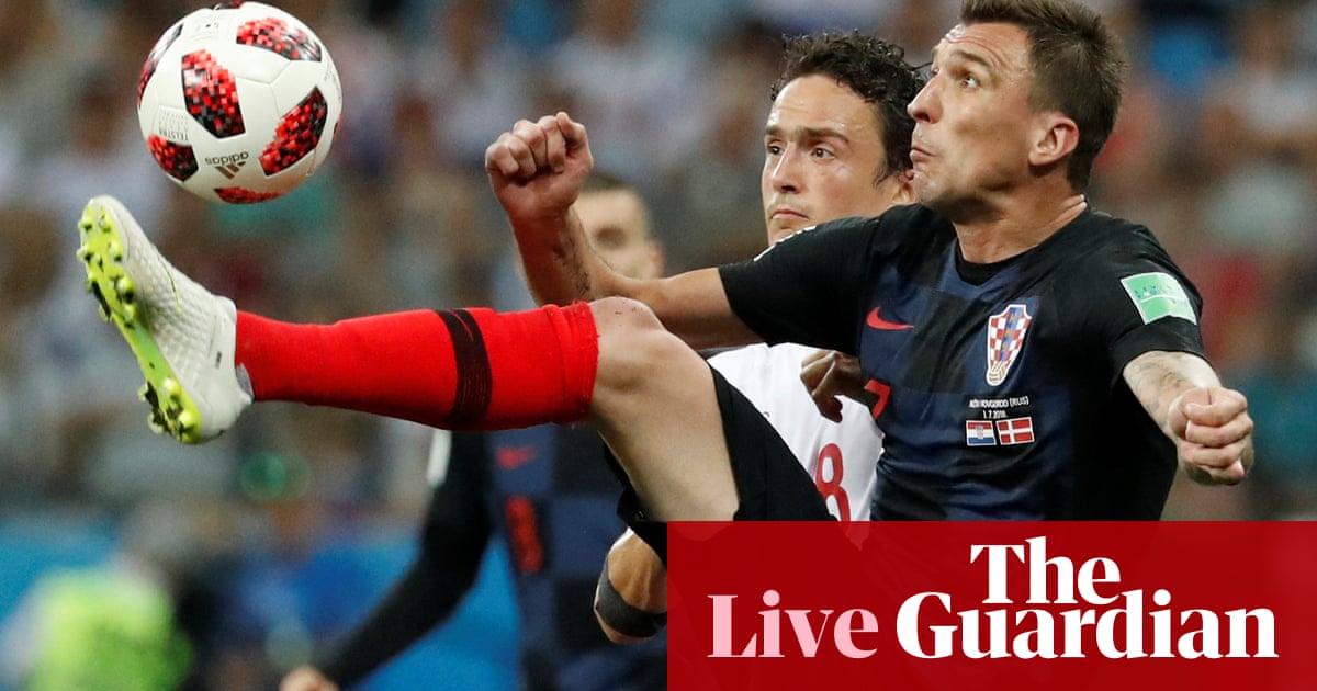 World Cup 2018: Croatia v Denmark goes to extra-time – live! | Football