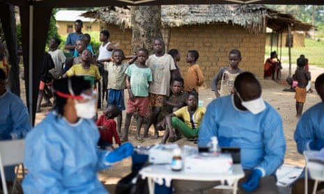 Ebola vaccinations take place in Bosolo village, in the Democratic Republic of the Congo