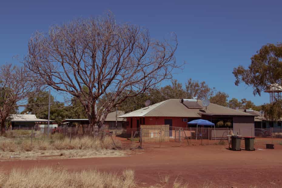 A home in Lajamanu, a remote Aboriginal community located 560 kilometres southwest of Katherine.