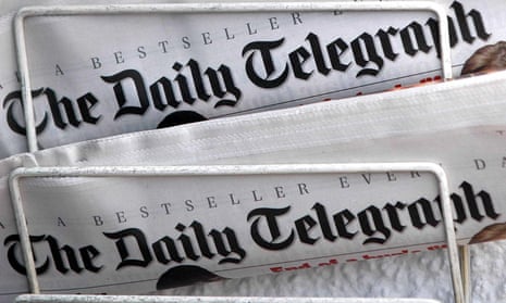 The daily Telegraph newspaper