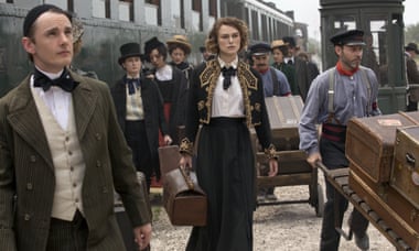 Keira Knightley in a scene from Colette, the next film from the Woolley/Karlsen stable.