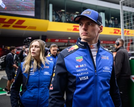 Max Verstappen in the Red Bull paddock before the race