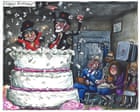 Martin Rowson on a year of Keir Starmer’s government – cartoon