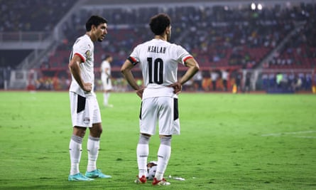 Omar Marmoush and Mohamed Salah