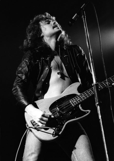 Alan Lancaster playing in Newcastle in 1976.