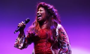 Khan performing in Toronto, Canada, in September 2018