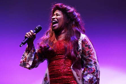 Chaka Khan on stage in Toronto in 2018