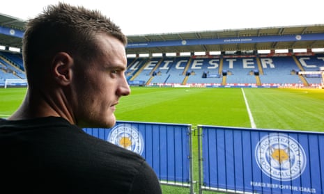 Leicester City striker Jamie Vardy shows off £50,000 watch and