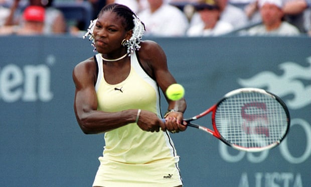 Serena Williams en el US Open de 1999.