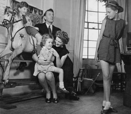 Family matters … Michael Redgrave and Rachel Kempson with (left to right) Corin, Lynn and Vanessa, in 1946.