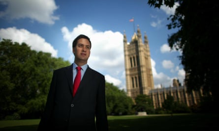 Ed Miliband in Westminster in 2010.