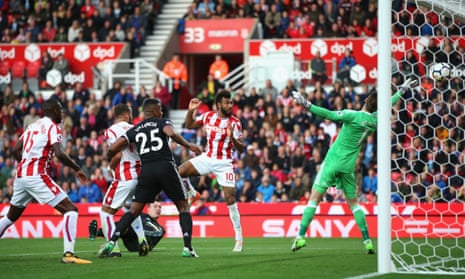 Maxim Choupo-Moting scores his and his sides’ second goal