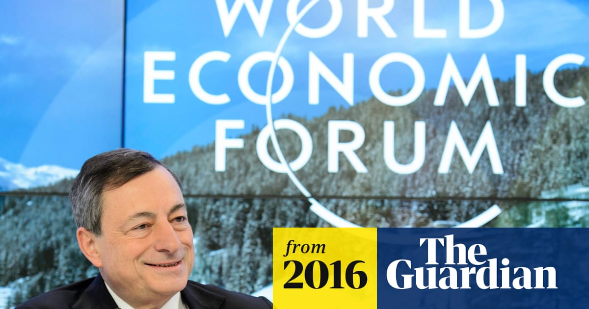 mario draghi rejects global recession fears and says refugee crisis is an opportunity mario draghi the guardian
