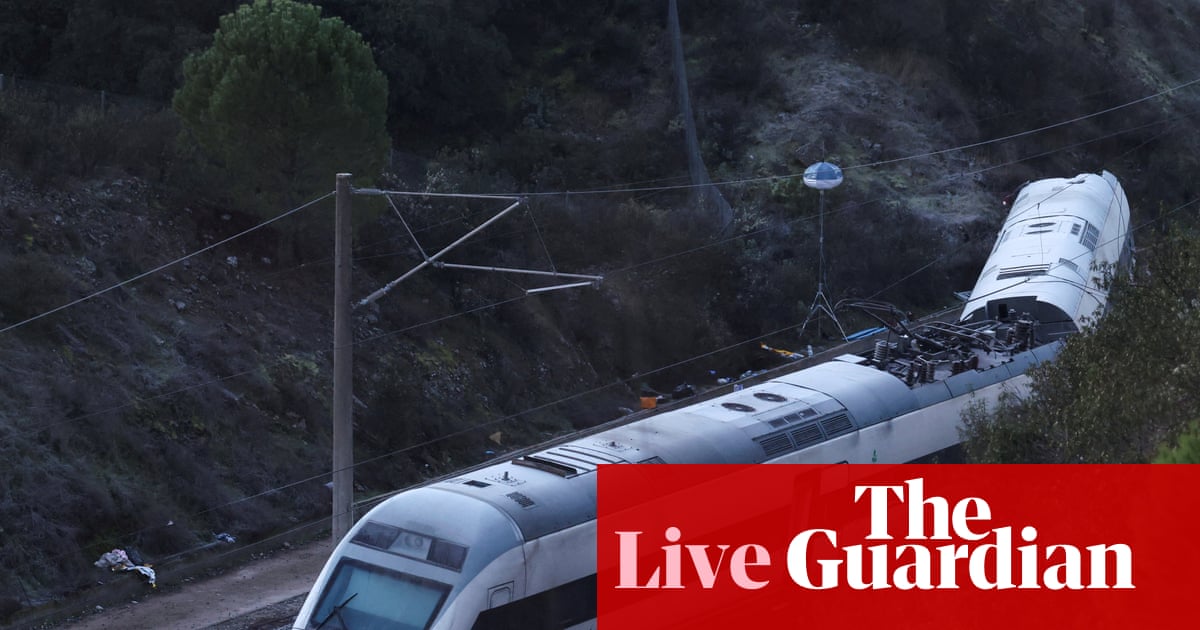 Spain train crash: rescue efforts continue as death toll rises in Córdoba crash - latest updates