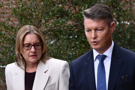 Victorian premier Jacinta Allan (left) and deputy premier Ben Carroll.