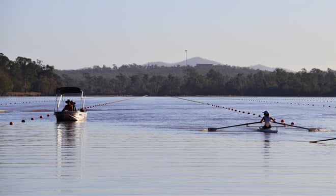 ‘Lovely gentle dinosaurs’: Brisbane 2032 Olympic rowing may be held in saltwater crocodile habitat The president of the Rockhampton Fitzroy Rowing Club says media reports of the danger posed by crocodiles have been ‘sensationalised'.Photograph: Rockhampton Fitzroy Rowing Club