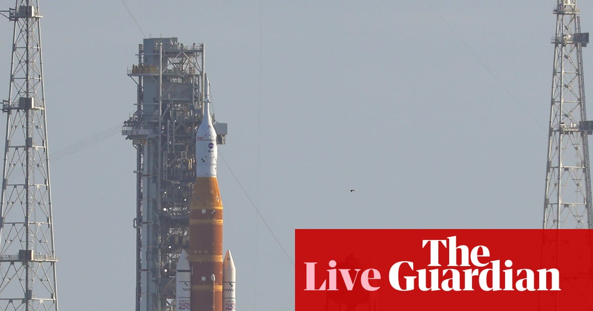 Artemis II launch: Nasa’s Orion spacecraft set to blast off for a 10-day journey around the moon – live updates