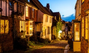 Period Houses In Mermaid Street, Rye.