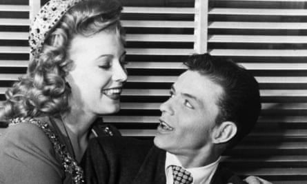 Anne Jeffreys with Frank Sinatra in Step Lively, 1944.