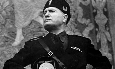 Fascist leader Benito Mussolini, c 1940 