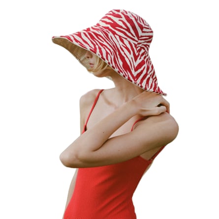 Mango Reversible zebra-print bucket hat
