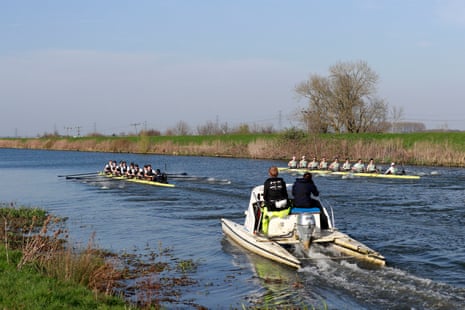 We’re underway on the River Great Ouse.
