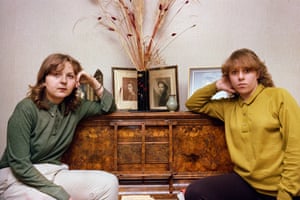 Charlotte Wager (left, above) and Tessa Morton at Tessa’s parents’ home in Highgate, London, in March 1981.