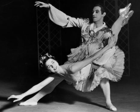 Aurora's Wedding<br>15th July 1950: Beryl Grey (as Aurora) and John Field dancing in a production of 'Aurora Wedding'. Original Publication: Picture Post - 5083 - For The Wedding Of Aurora - pub. 1950 (Photo by Raymond Kleboe/Picture Post/Hulton Archive/Getty Images)