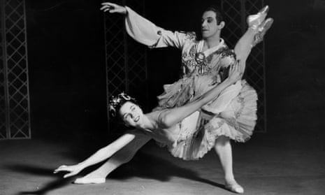 Beryl Grey and John Field dancing in a production of Aurora’s Wedding, 1950.