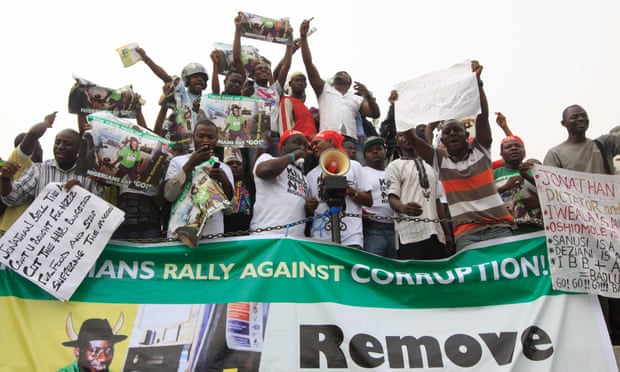 Occupy Nigeria protests in Lagos, January 2012.