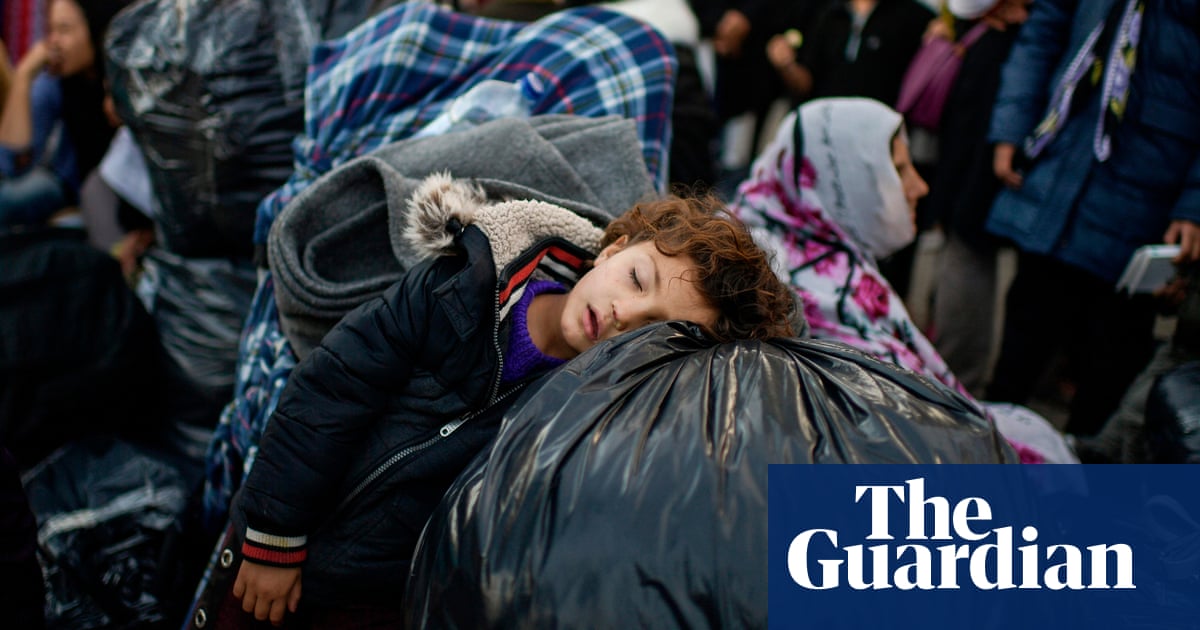 Life in a Greek makeshift migrant camp – in pictures