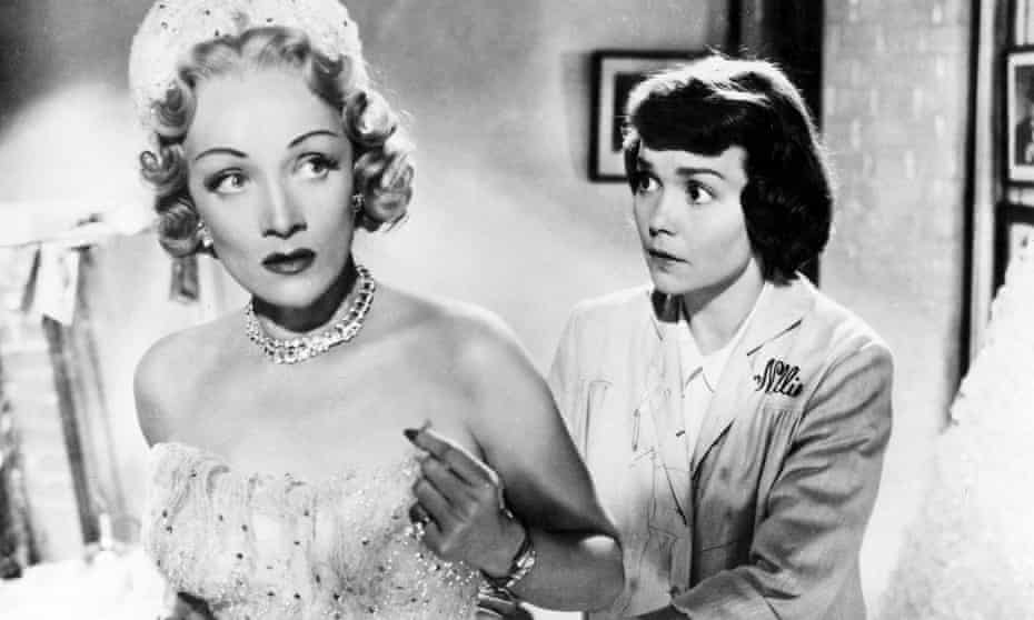 Marlene Dietrich and Jane Wyman in Stage Fright. 