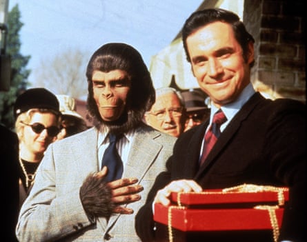 Bradford Dillman in Escape from the Planet of the Apes, 1971.